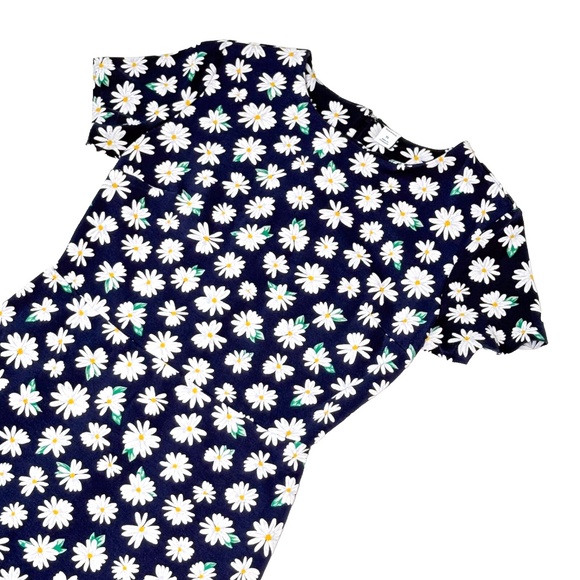 Old Navy Daisy Print Mini Dress – Size XS – Floral, Flattering & Effortless 🌼🖤 - Picture 14 of 14
